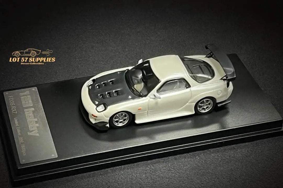 123 Hobby Mazda FD3S RX-7 in Pearl White 1:64 - ToylandEU