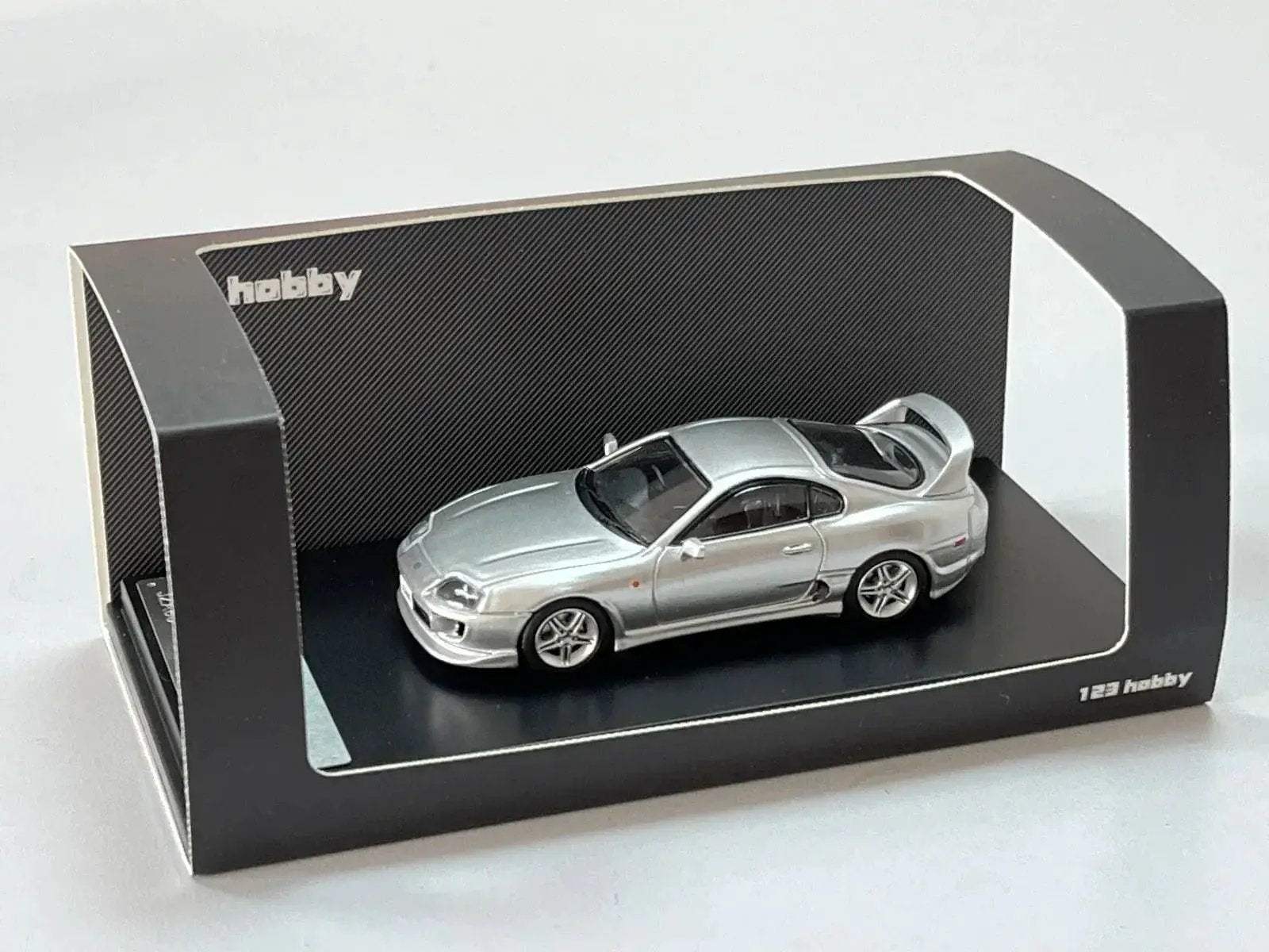 123 Hobby Toyota Supra JZA80Z in Silver 1:64 - ToylandEU