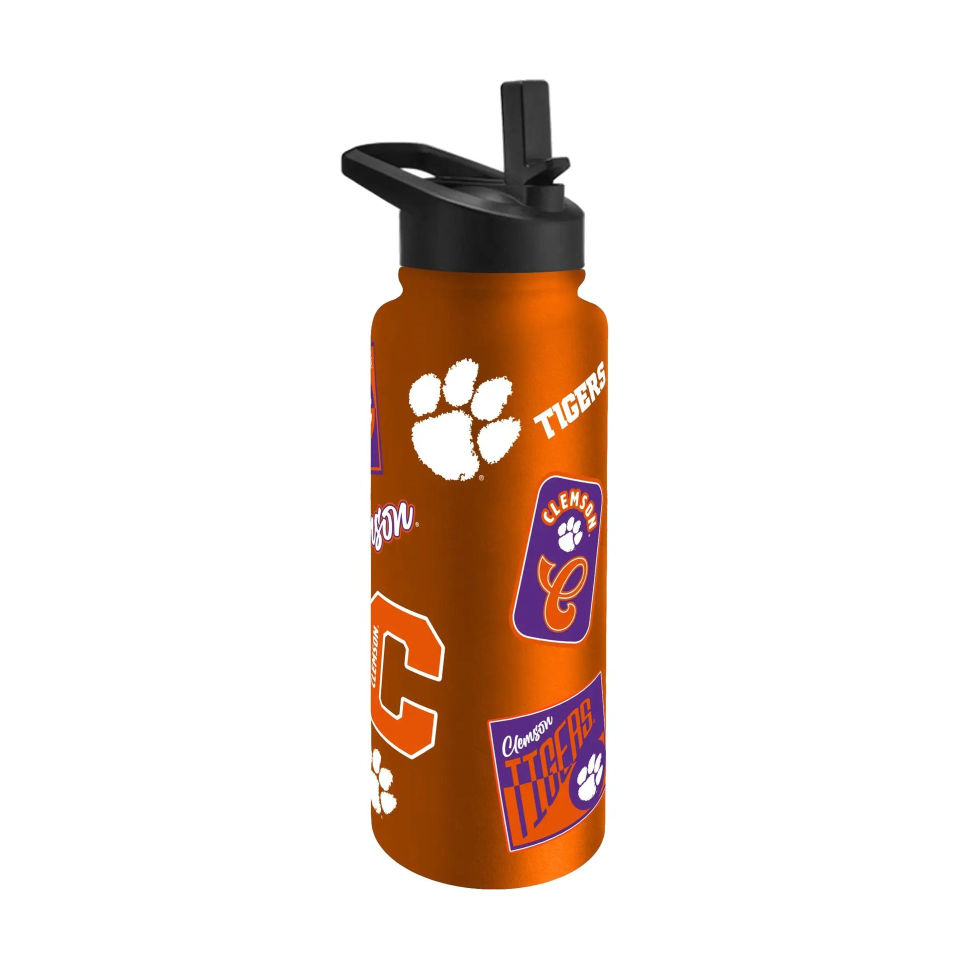 Clemson Tigers Quencher Bottle 34oz Stainless Steel Dreamweave