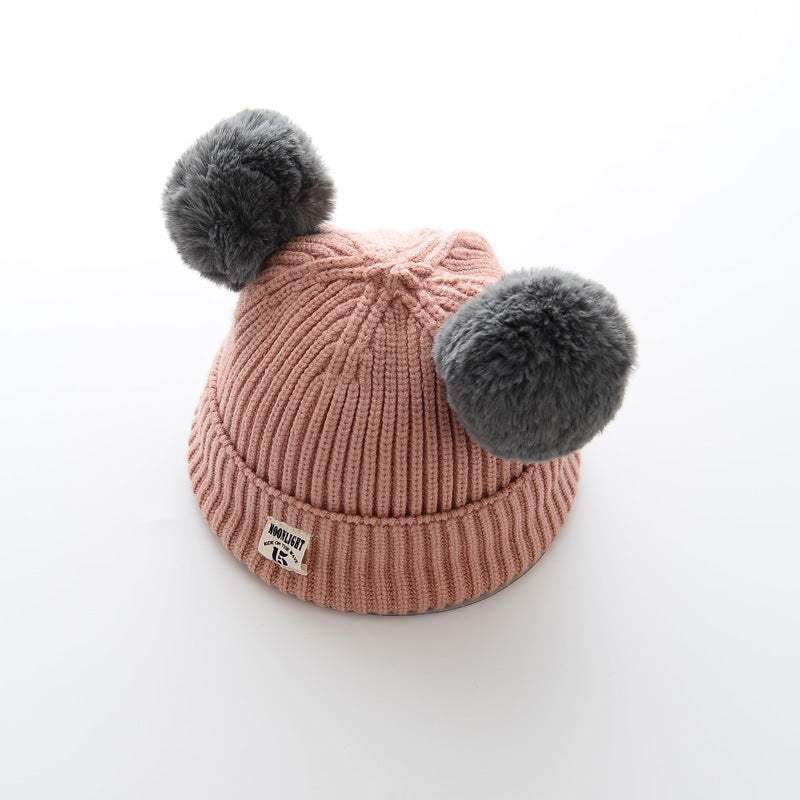 Baby Wool Cap | Plush Ball | Ages 6 Months To 3 Years