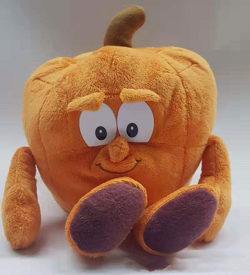 Pumpkin And Watermelon Plush Toys | Vegetables And Fruits