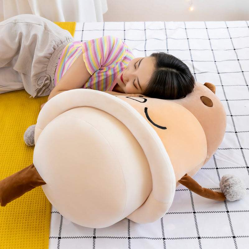 Milk Tea Cup Expression Plush Pillow | Stuffed Animals