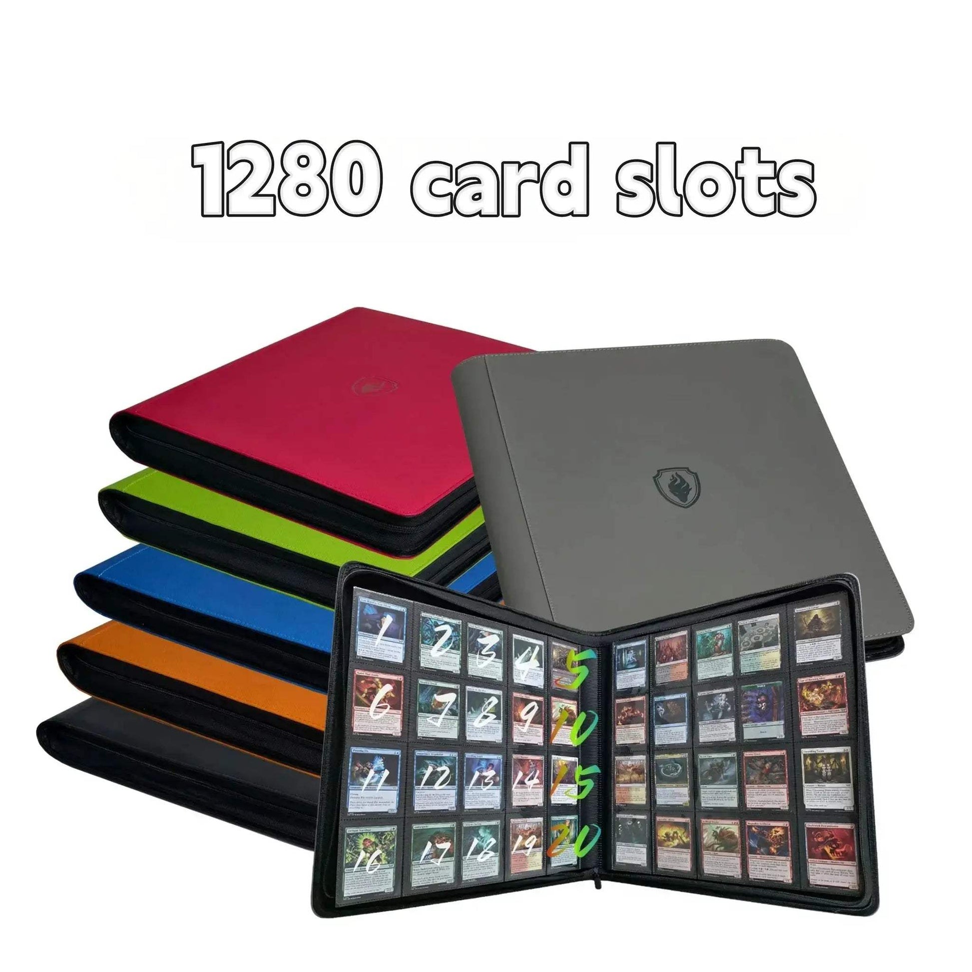1280 Card Binder 20 Pocket Album For Pokemon Trading Cards - ToylandEU