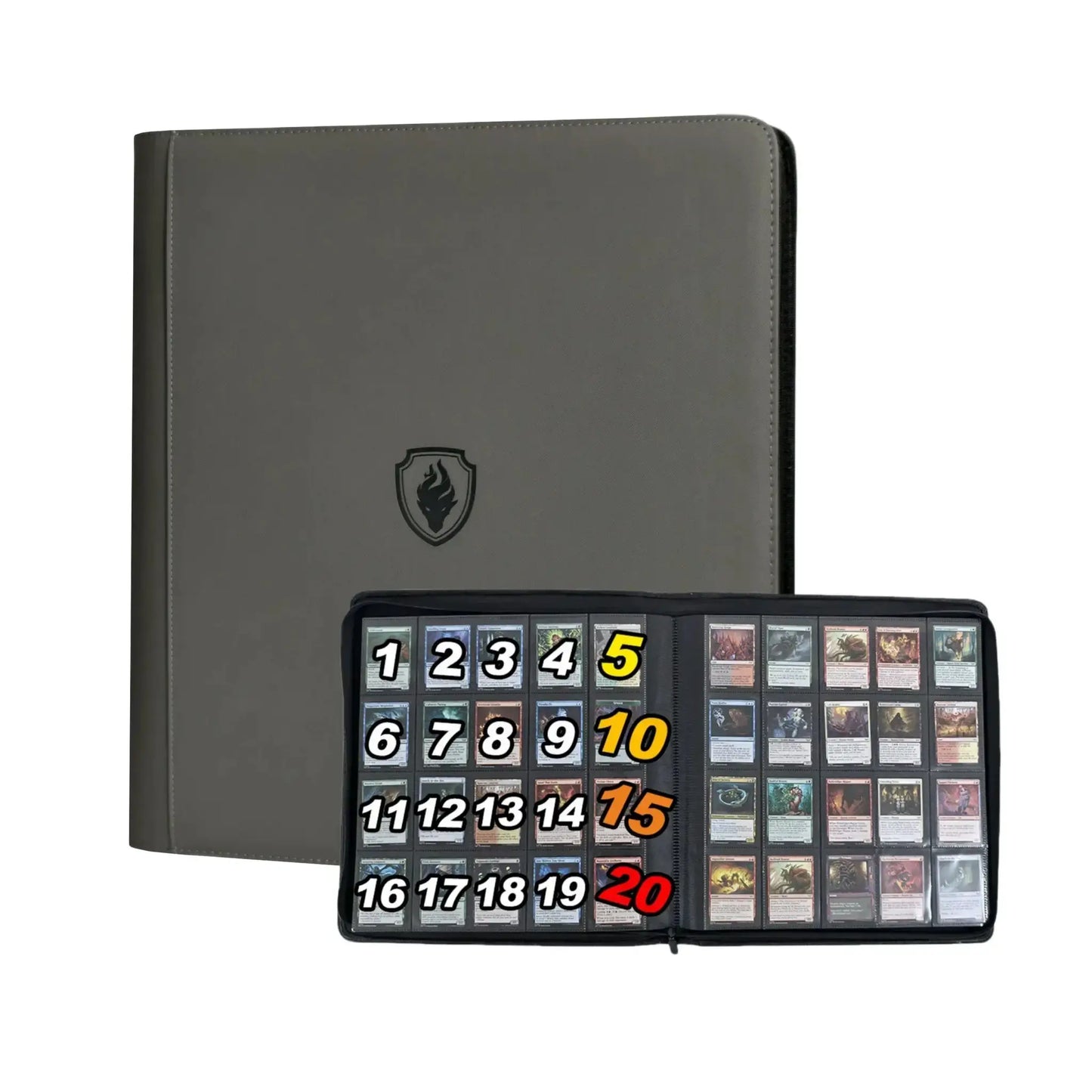 1280 Card Binder 20 Pocket Album For Pokemon Trading Cards - ToylandEU