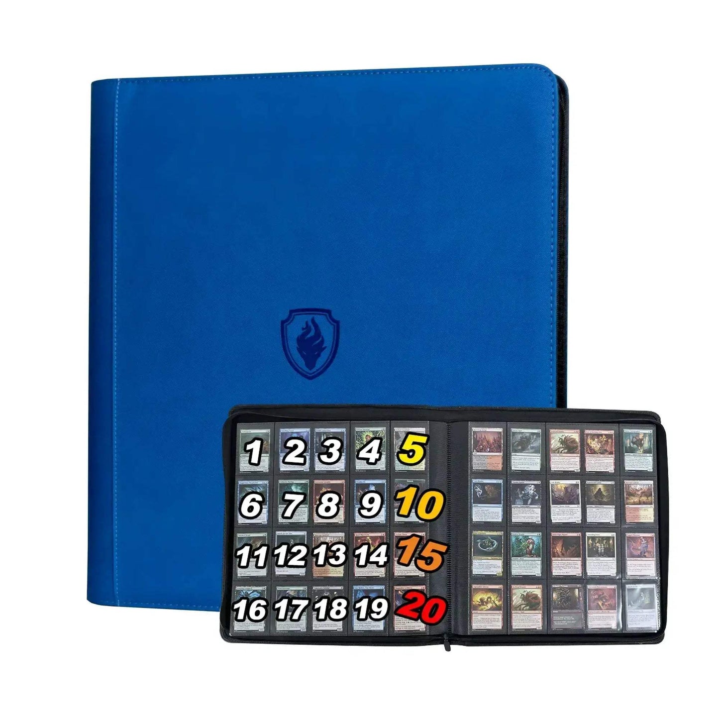 1280 Card Binder 20 Pocket Album For Pokemon Trading Cards - ToylandEU