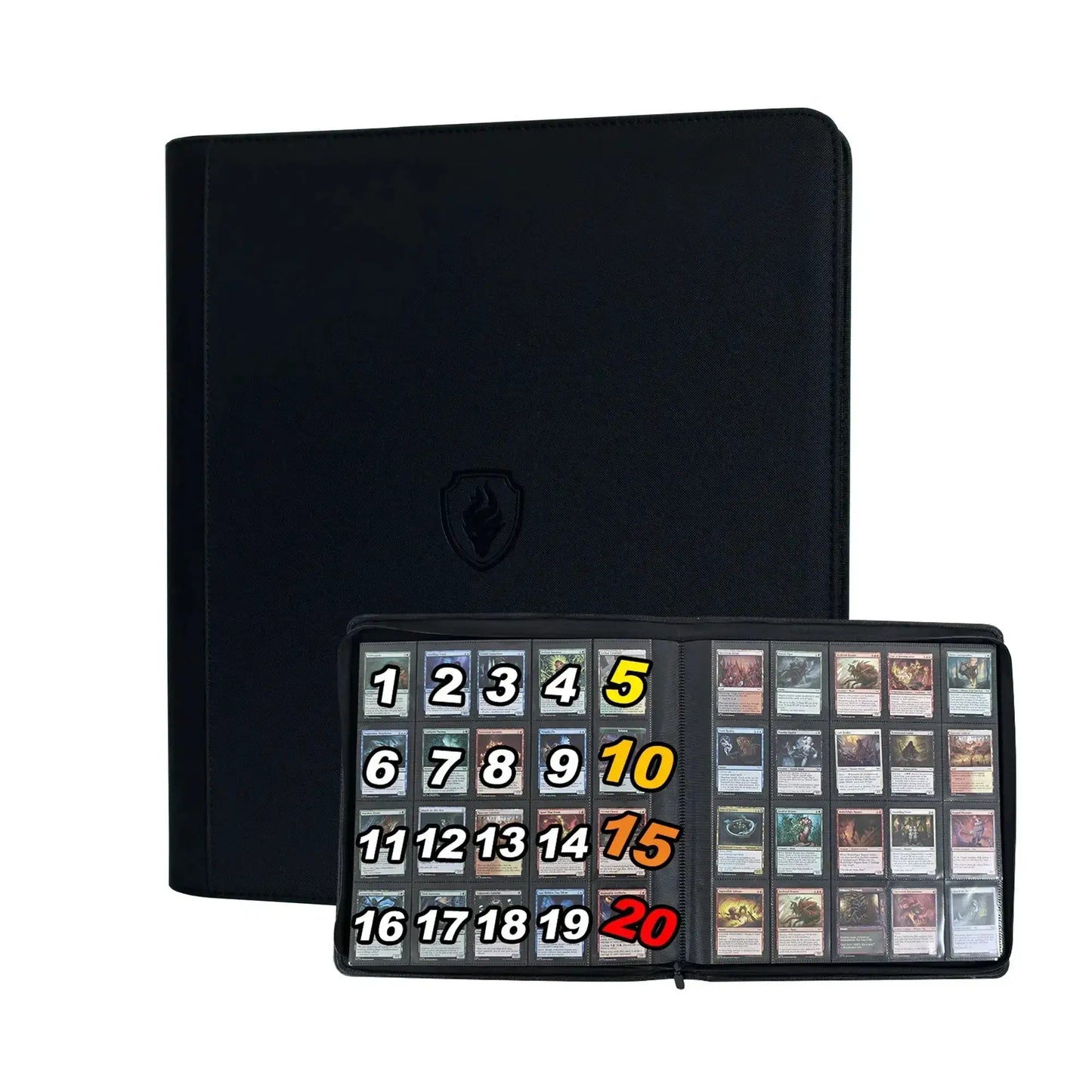 1280 Card Binder 20 Pocket Album For Pokemon Trading Cards - ToylandEU