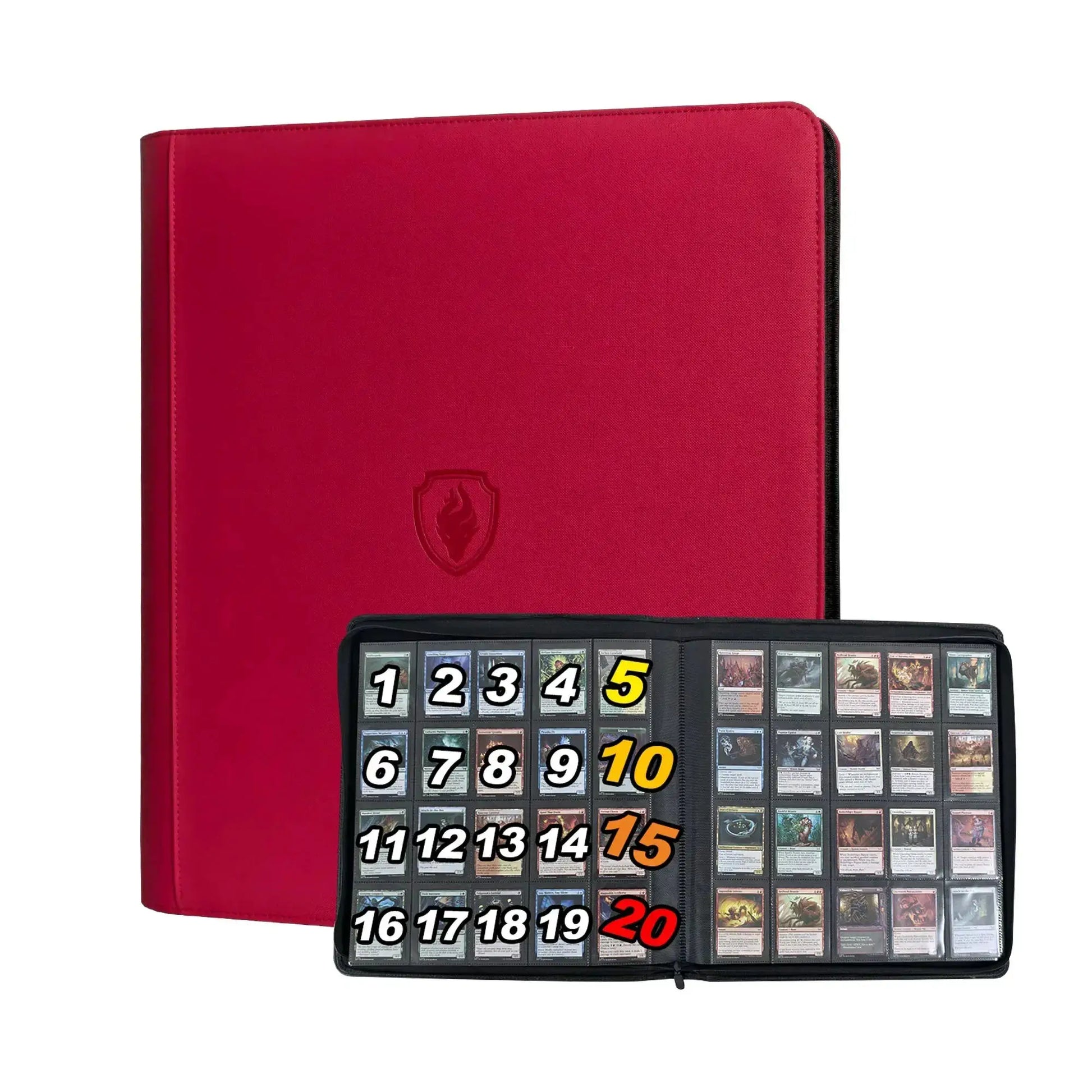 1280 Card Binder 20 Pocket Album For Pokemon Trading Cards - ToylandEU