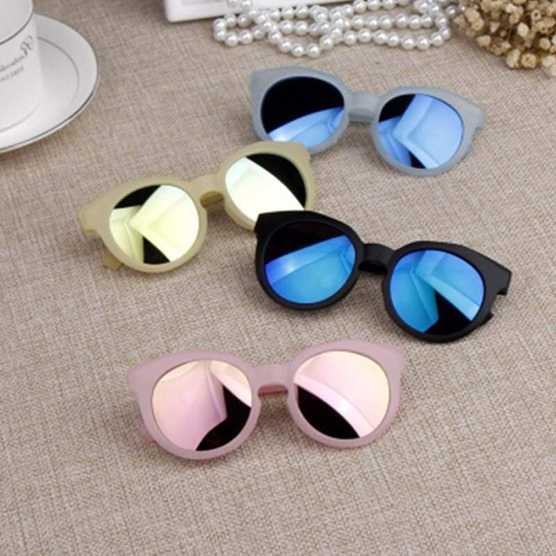 Kids' Round Sunglasses | Black And Colored Frames