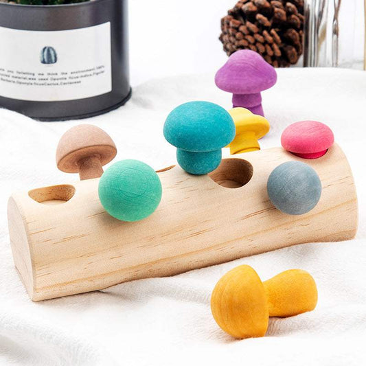 Wooden Mushroom Picking Game | Games