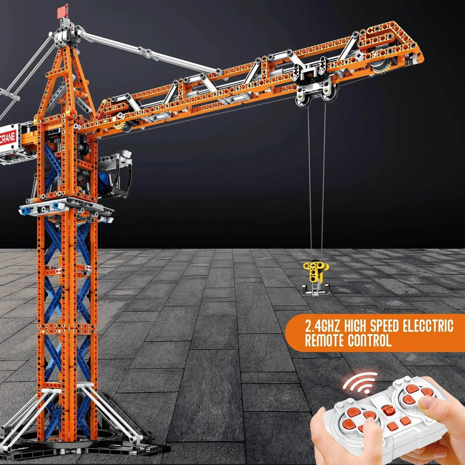  1288PCS Remote Control Tower Crane Building Blocks Toy -  ToylandEU™