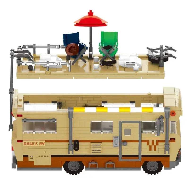 1288Piece Camper Van Building Blocks Set For Creative DIY Projects - ToylandEU