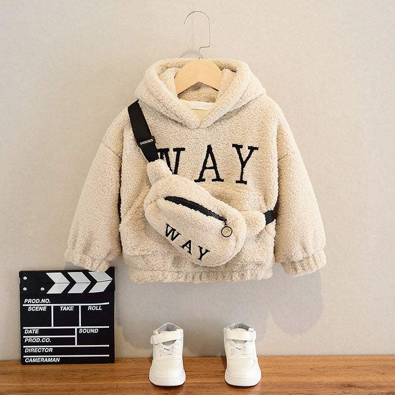 Kids' Fleece Jacket With Hat | Cashmere | Baby & Children's Outerwear