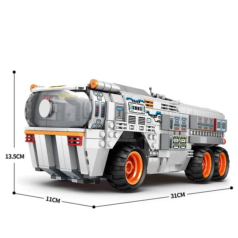 1298PCS Space Troop Carrier Building Blocks Remote Control Car - ToylandEU