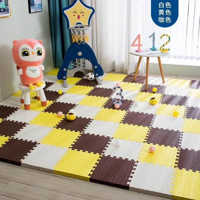 12Piece Foam Baby Play Mat Puzzle Interlocking Exercise Floor Tiles Soft Carpet 30x30x1cm - ToylandEU