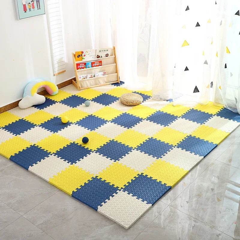 12Piece Foam Baby Play Mat Puzzle Interlocking Exercise Floor Tiles Soft Carpet 30x30x1cm - ToylandEU