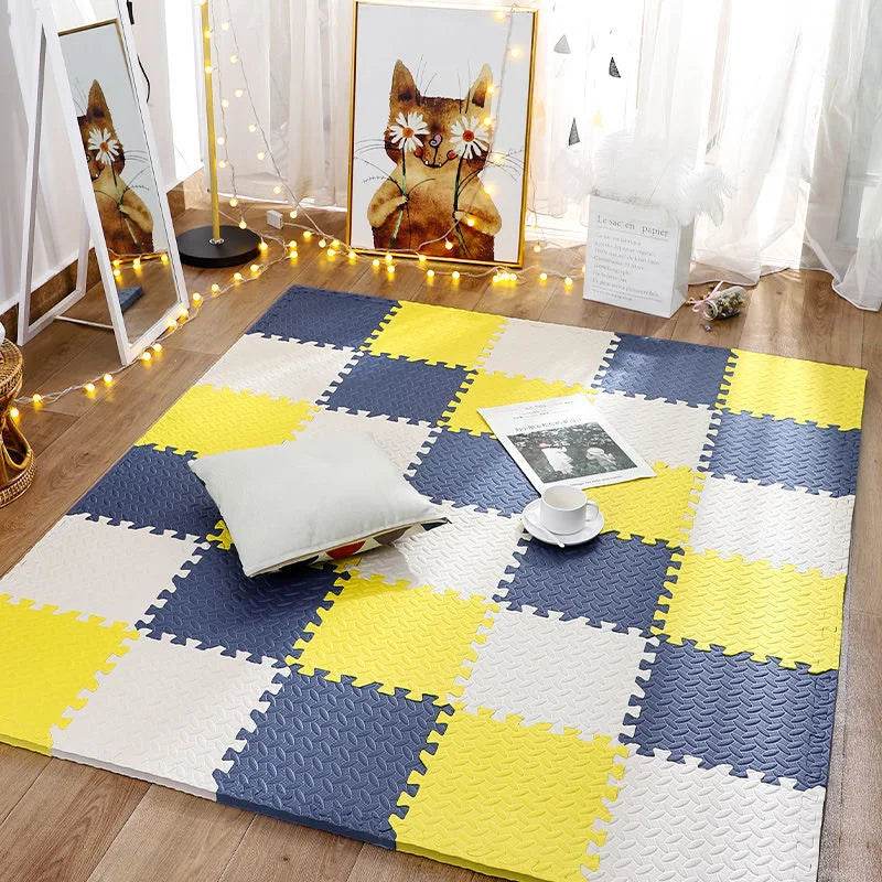 12Piece Foam Baby Play Mat Puzzle Interlocking Exercise Floor Tiles Soft Carpet 30x30x1cm - ToylandEU