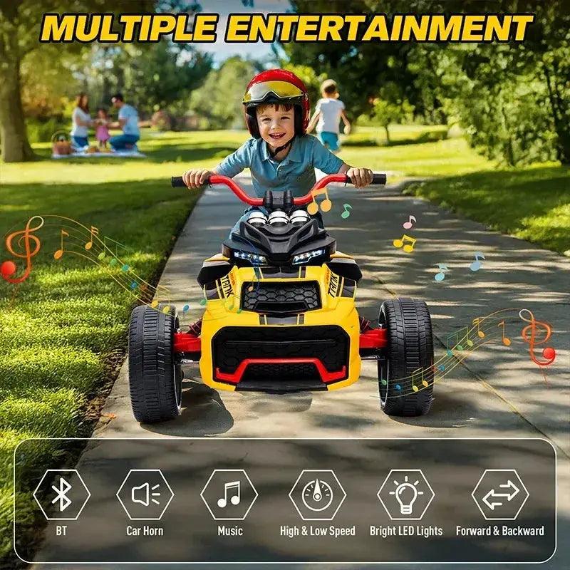  12V Kids ATV Ride On Toy With Brilliant LED Lights -  ToylandEU™