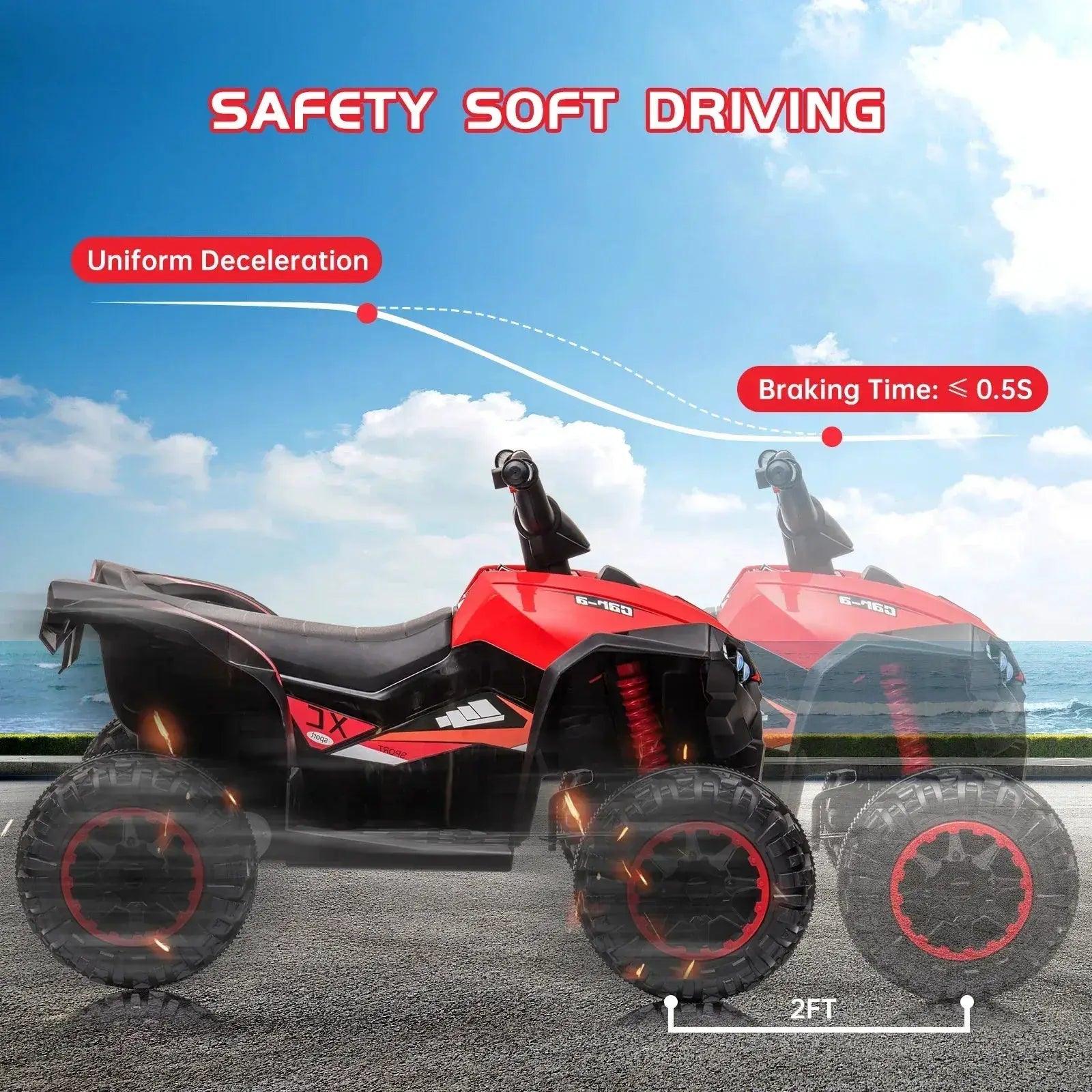 12V Kids Ride On ATV LED Spotlight Durable Metal Frame -  ToylandEU™