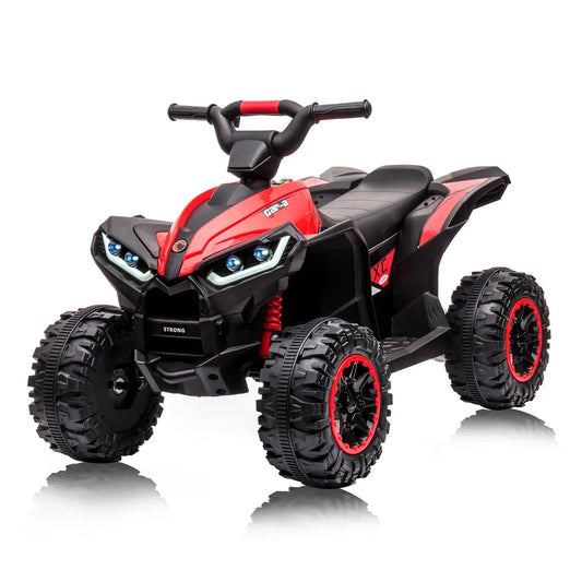 12V Kids Ride On ATV Quad Vehicle With LED Spotlight - ToylandEU