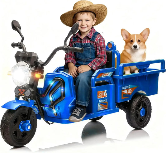 12V Kids Ride On Car With Large Cargo Storage Capacity - ToylandEU