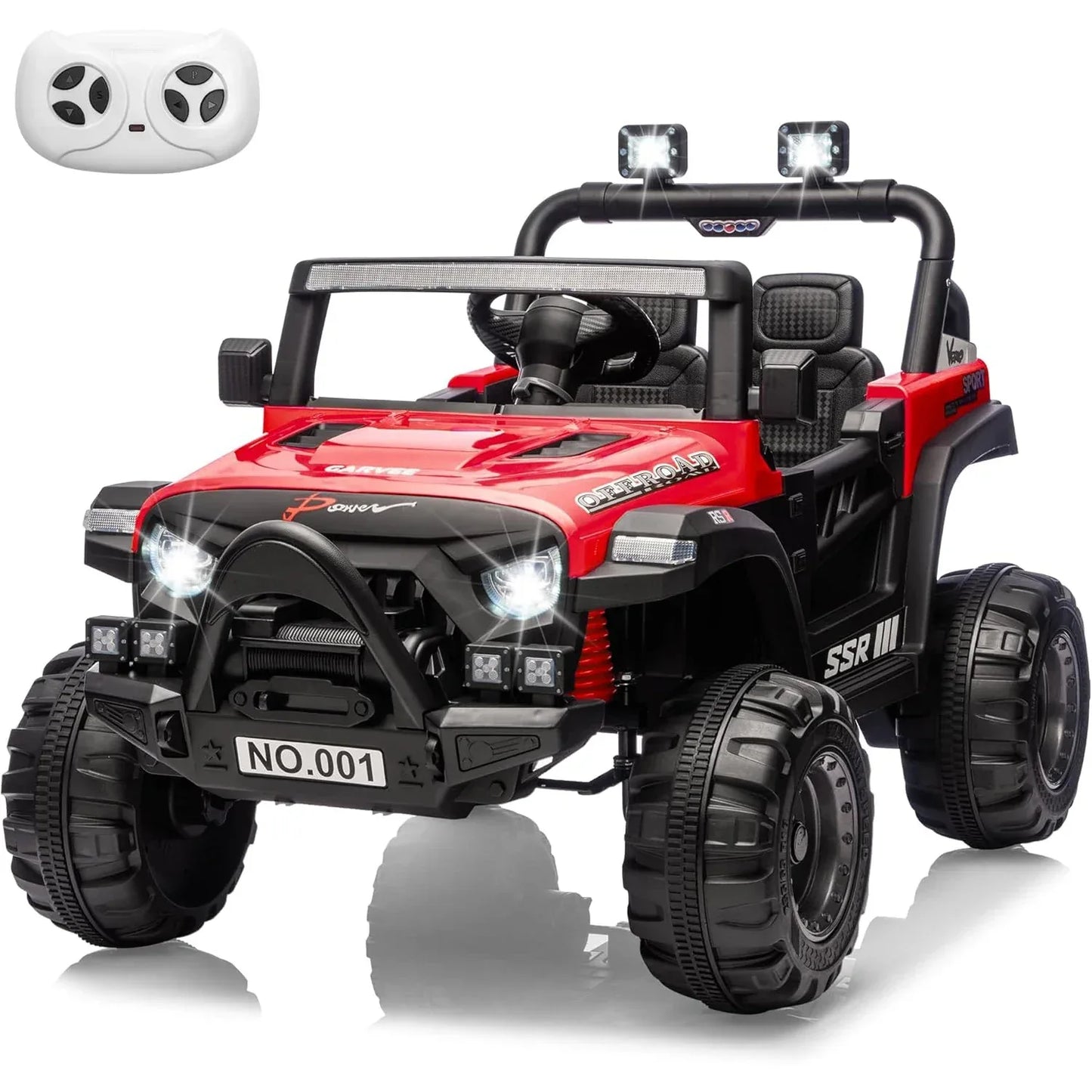 12V Kids Ride On Car With Remote Control All Terrain - ToylandEU