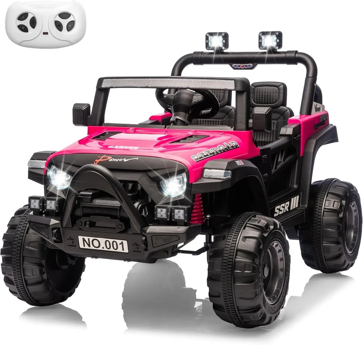 12V Kids Ride On Car With Remote Control All Terrain - ToylandEU