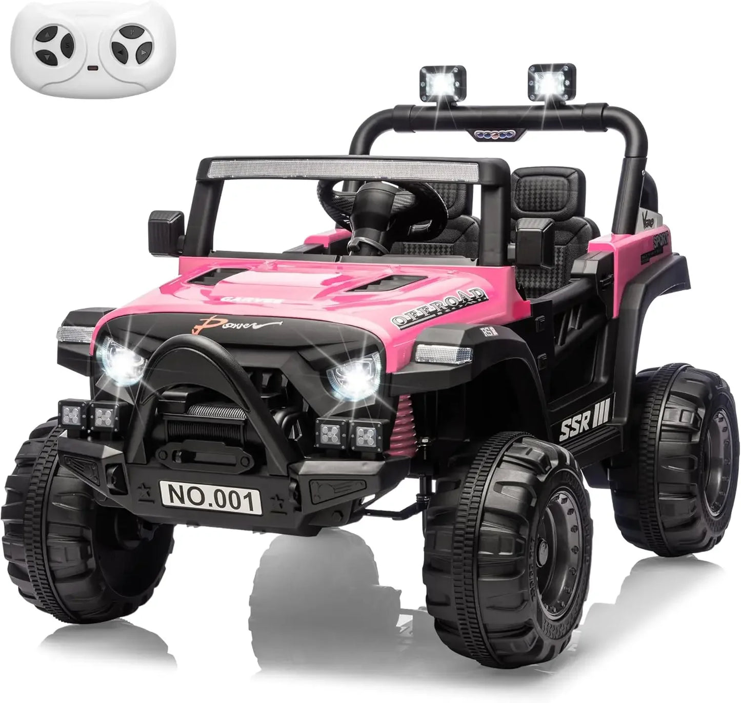12V Kids Ride On Car With Remote Control All Terrain - ToylandEU