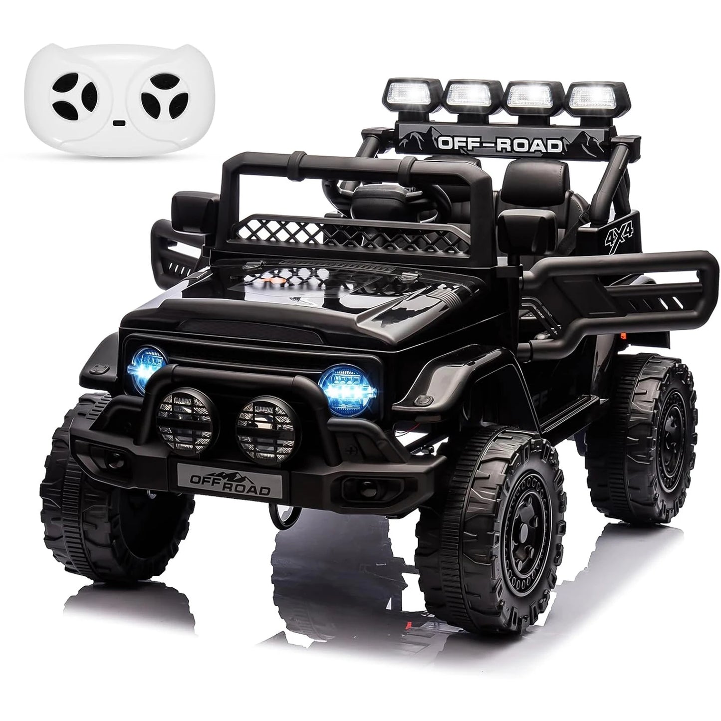 12V Kids Ride On Truck With Remote Control LED Lights - ToylandEU