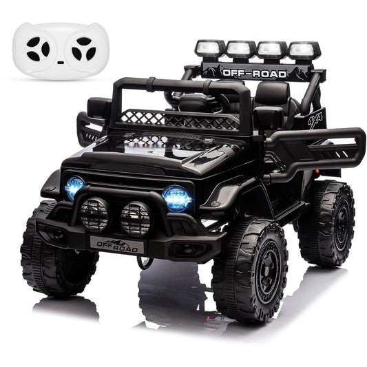 12V Kids Ride On Truck With Remote Control LED Lights - ToylandEU