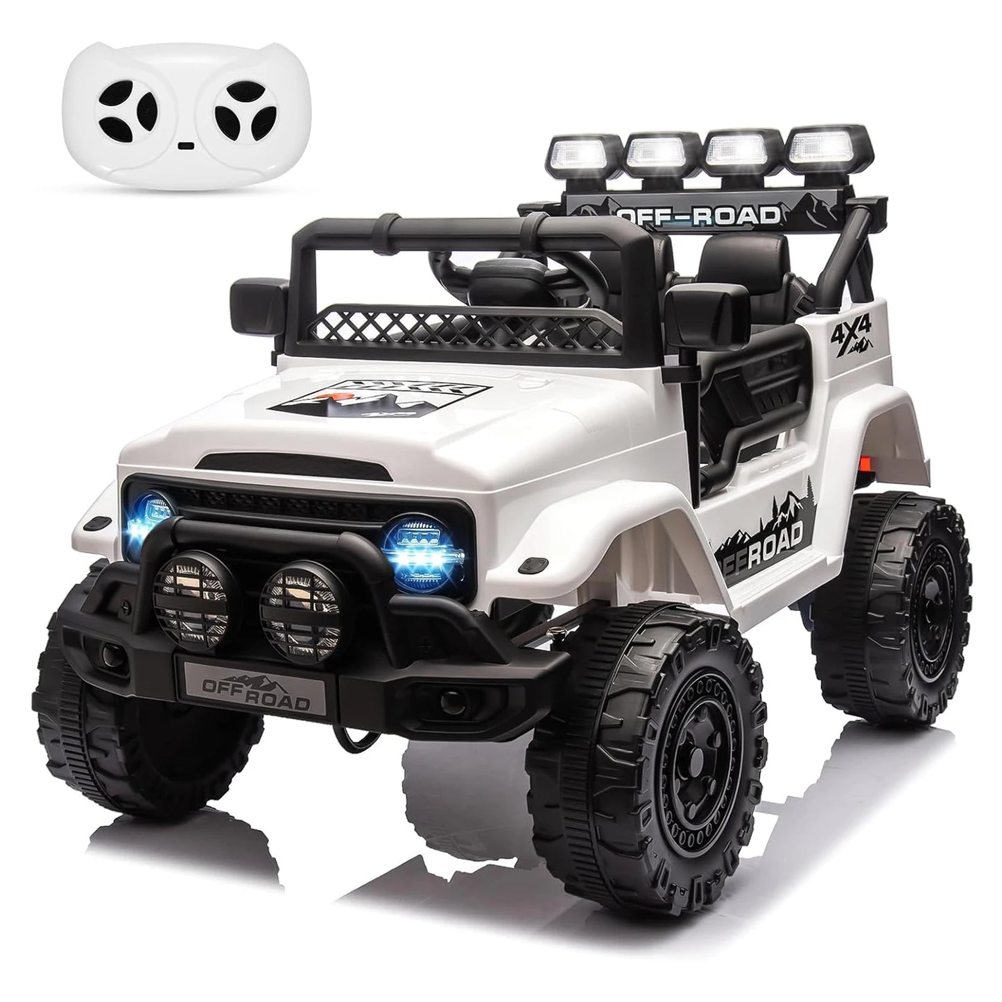12V Kids Ride On Truck With Remote Control LED Lights - ToylandEU