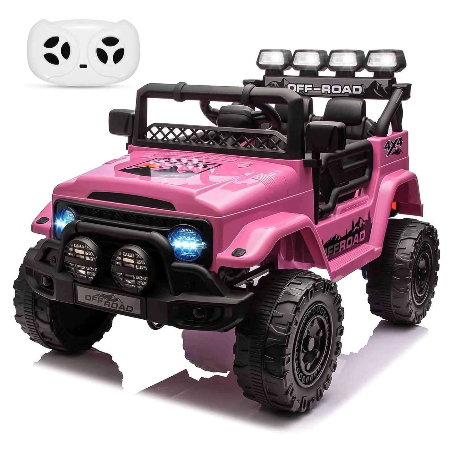 12V Kids Ride On Truck With Remote Control LED Lights - ToylandEU