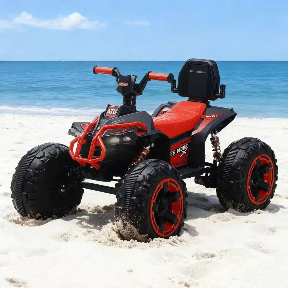 12V Ride On Toy ATV For Toddlers With Shock Absorption - ToylandEU
