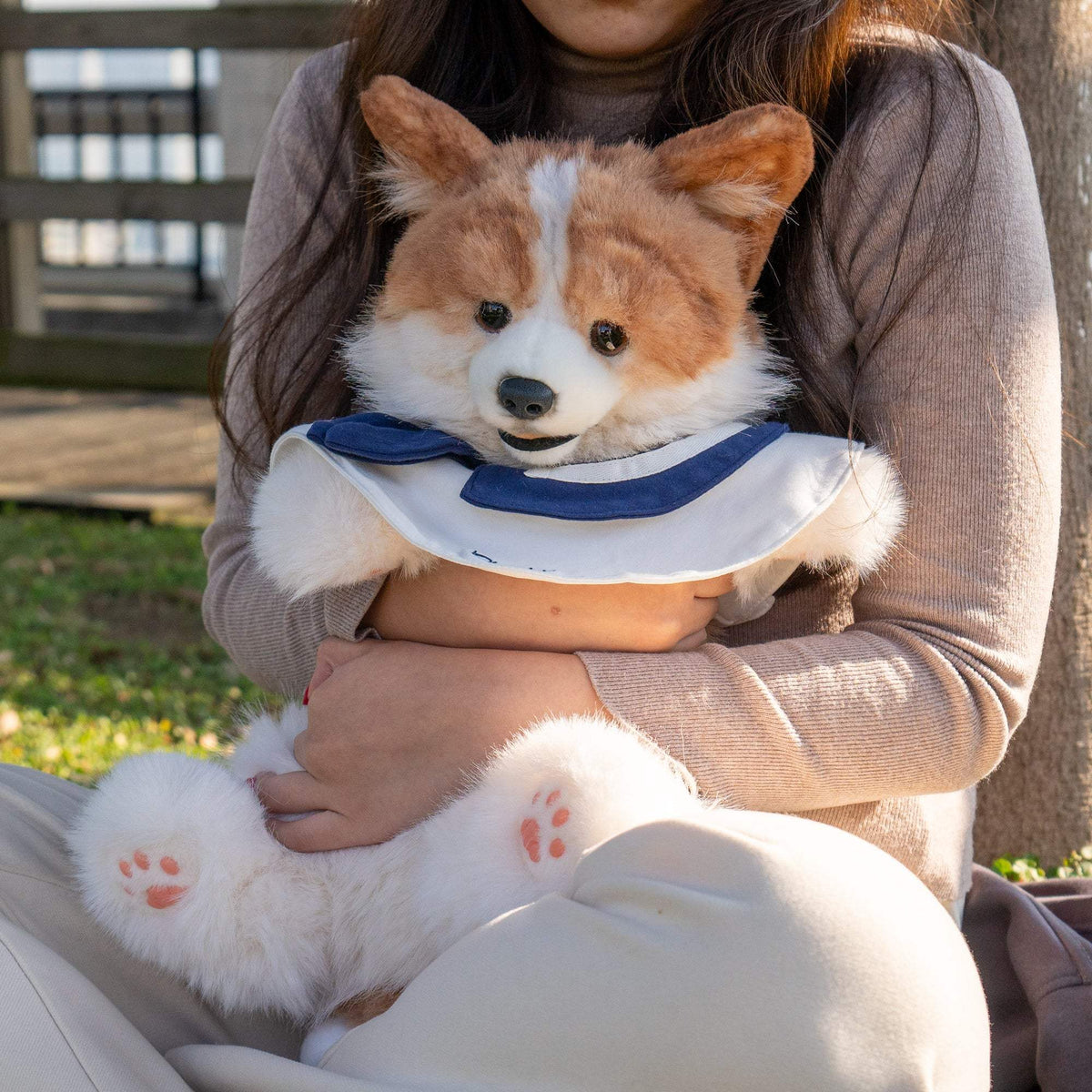 Plush Corgi Backpack | Lifelike Dog Style | Ultra Soft Plush | Kids