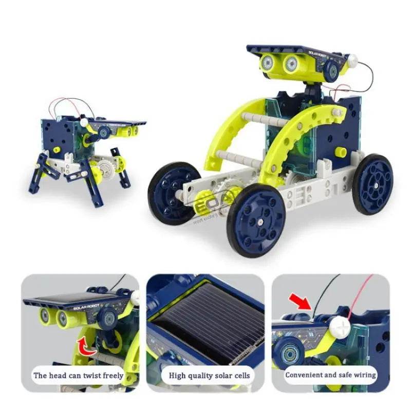 12in1 Various Forms Solar Powered Deformable Robots Scientific Experimental Set DIY Puzzle Assembly Model Science Toys - ToylandEU