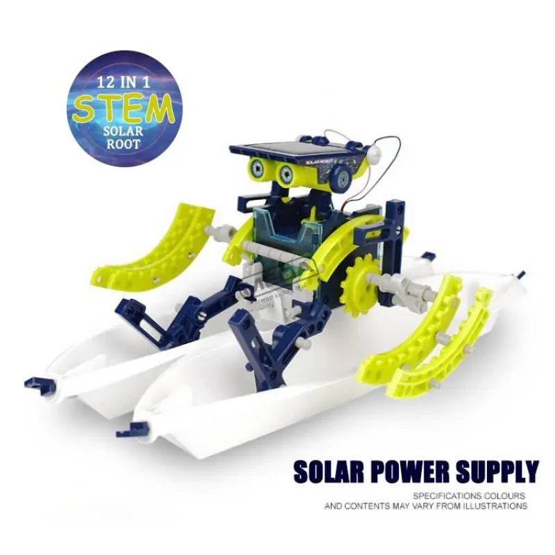 12in1 Various Forms Solar Powered Deformable Robots Scientific Experimental Set DIY Puzzle Assembly Model Science Toys - ToylandEU