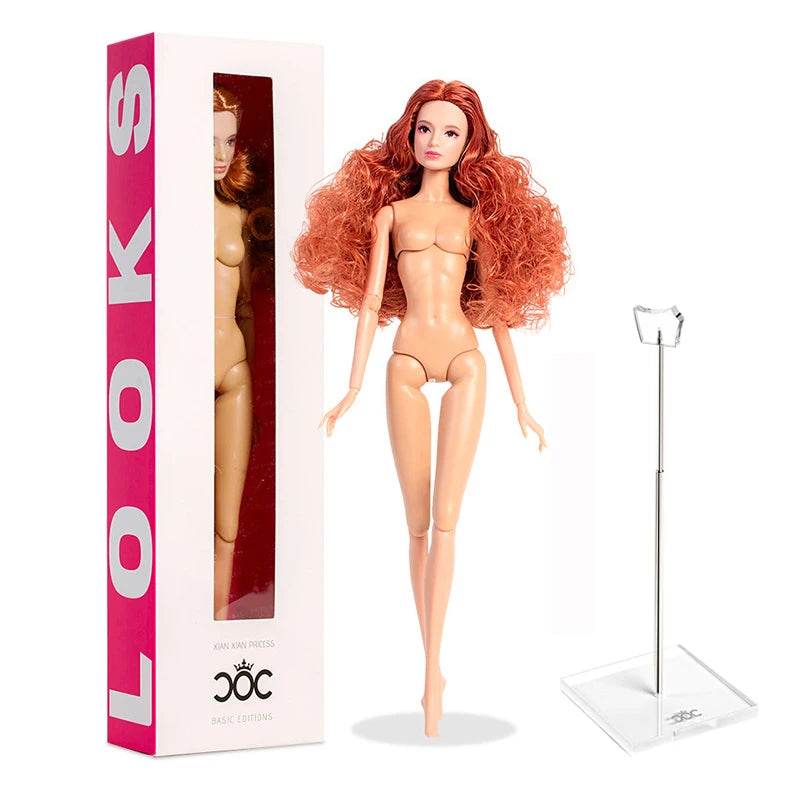 12inch European Fashion BJD Doll Body Black Skin Outfit - ToylandEU