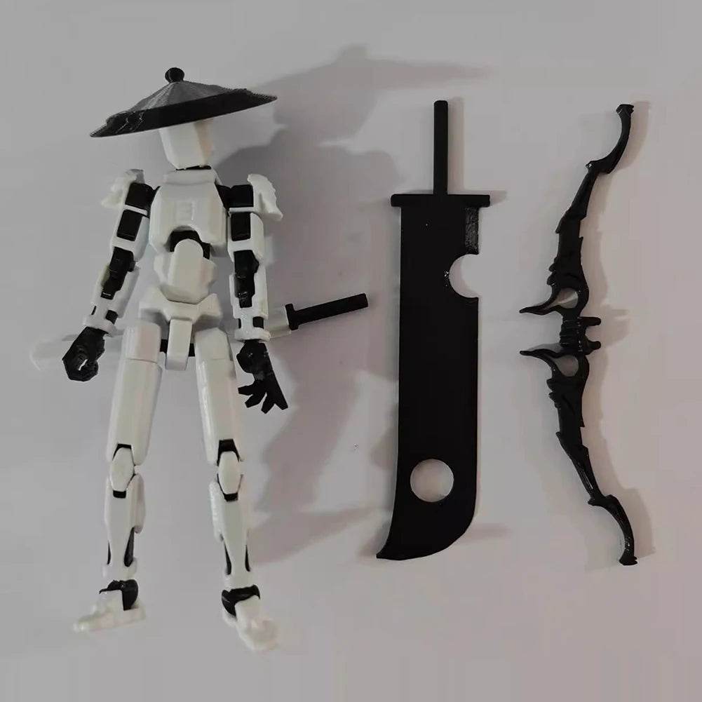 13 3D Printed Action Figure with Multiple Accessories Toys - ToylandEU