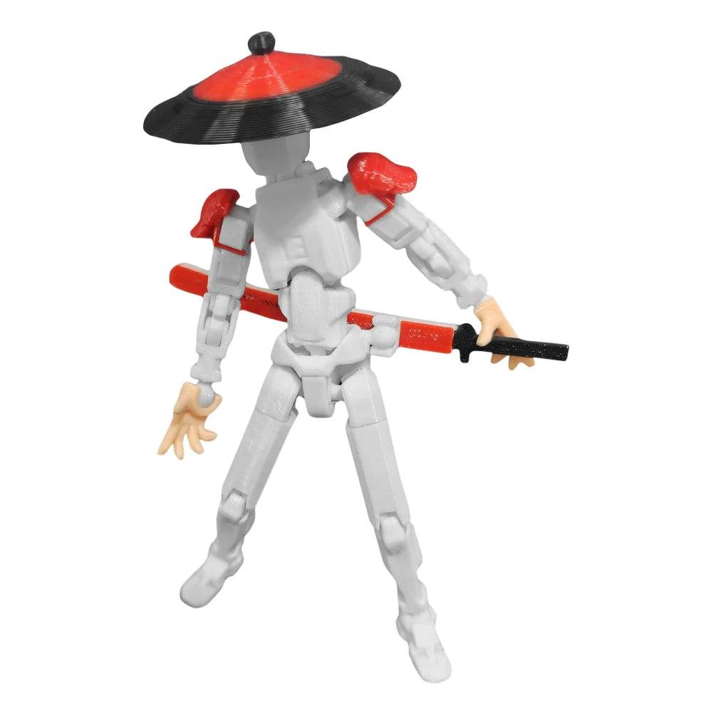 13 3D Printed Action Figure with Multiple Accessories Toys - ToylandEU