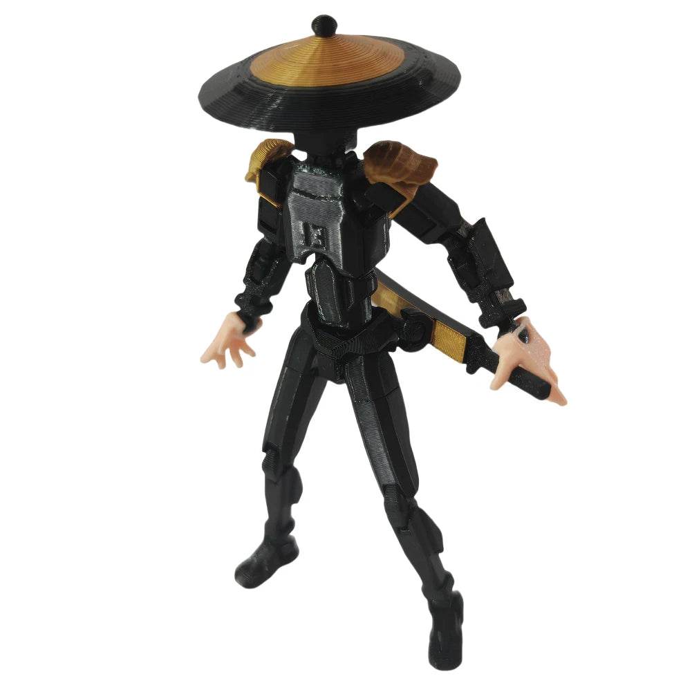 13 3D Printed Action Figure with Multiple Accessories Toys - ToylandEU