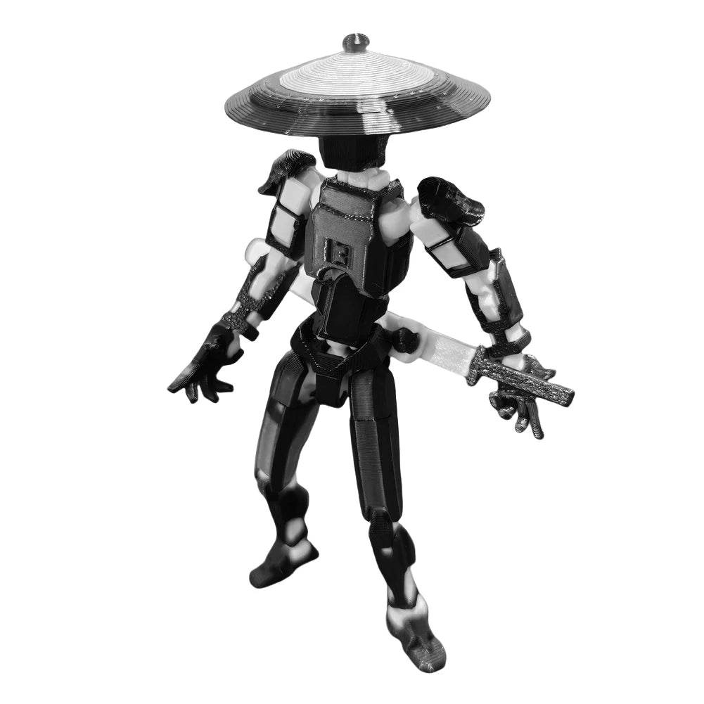 13 3D Printed Action Figure with Multiple Accessories Toys - ToylandEU