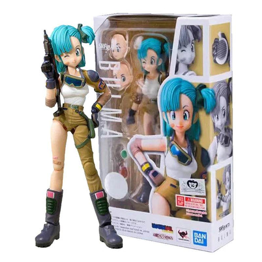 13.5cm Anime Dragon Ball Figures Bulma Goku Action Figure Toys - ToylandEU
