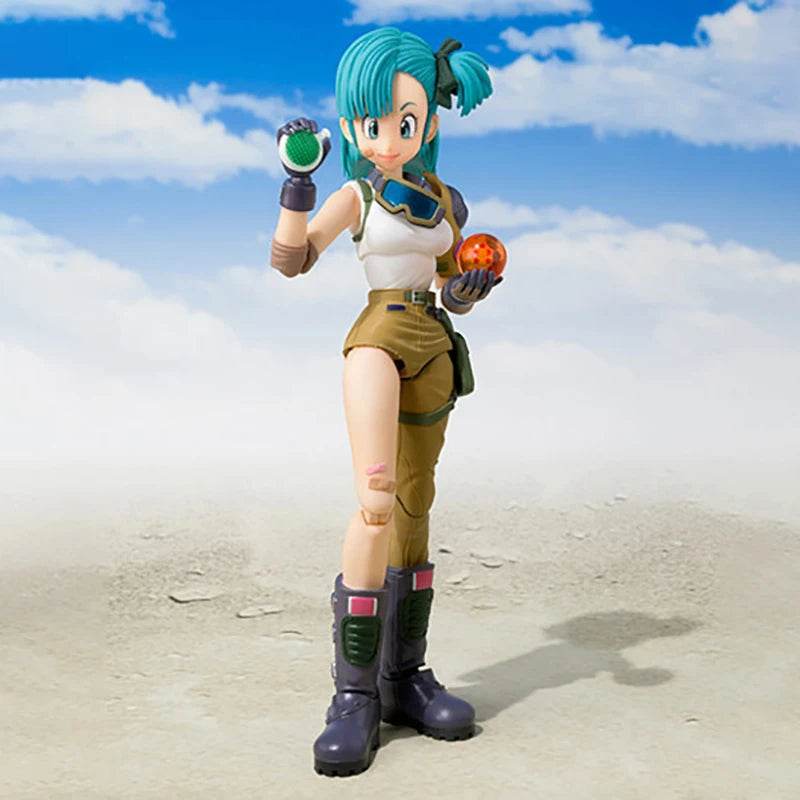 13.5cm Anime Dragon Ball Figures Bulma Goku Action Figure Toys - ToylandEU