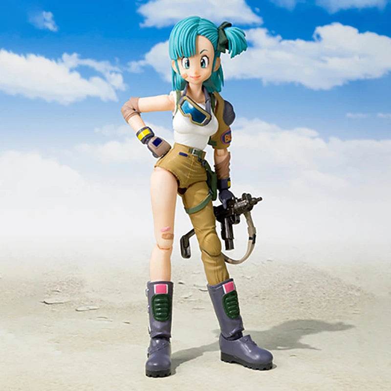 13.5cm Anime Dragon Ball Figures Bulma Goku Action Figure Toys - ToylandEU