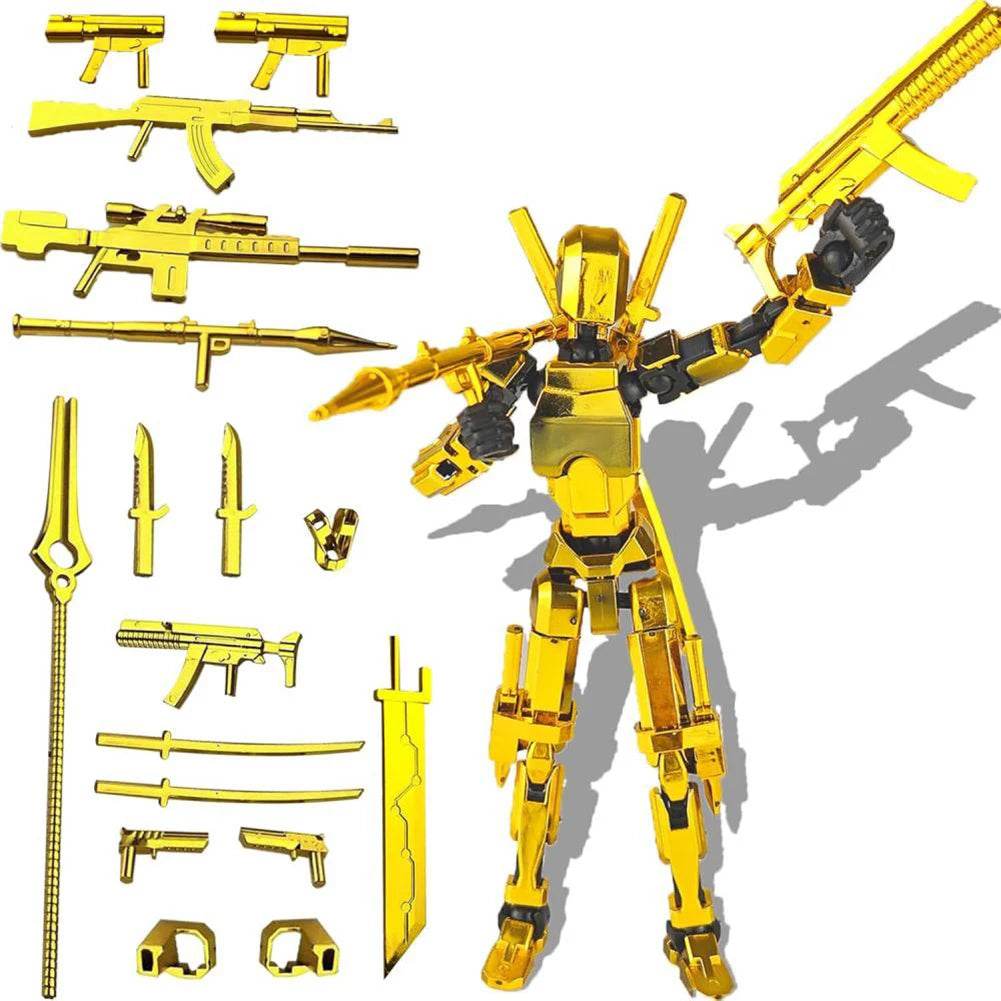 13 Action Figure Titan Multi-Jointed Movable Shapeshift Robot T13 Mannequin Character and Dog Toys Gifts for Kids - ToylandEU