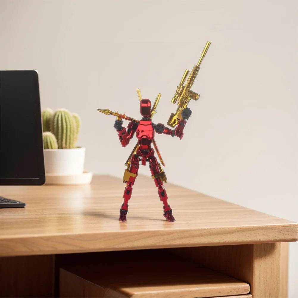 13 Action Figure Titan Multi-Jointed Movable Shapeshift Robot T13 Mannequin Character and Dog Toys Gifts for Kids - ToylandEU