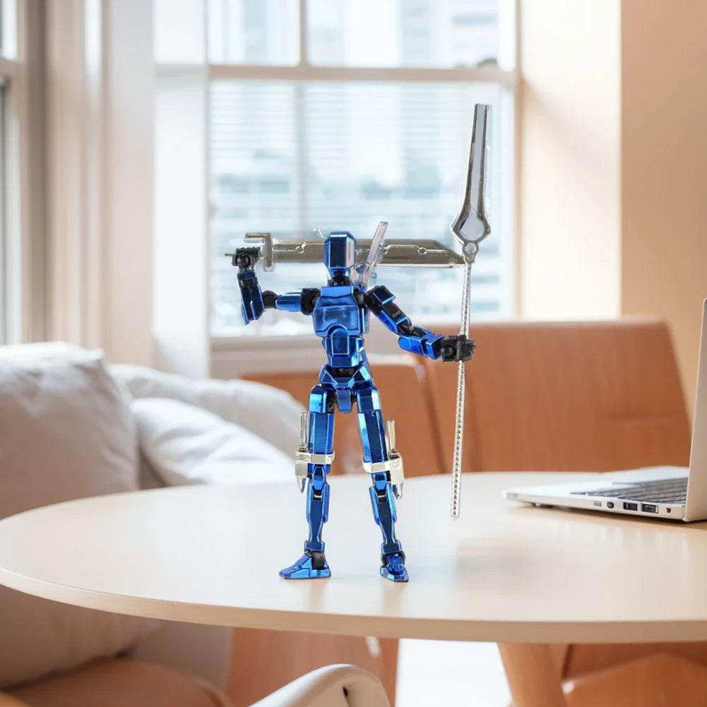 13 Action Figure Titan Multi-Jointed Movable Shapeshift Robot T13 Mannequin Character and Dog Toys Gifts for Kids - ToylandEU
