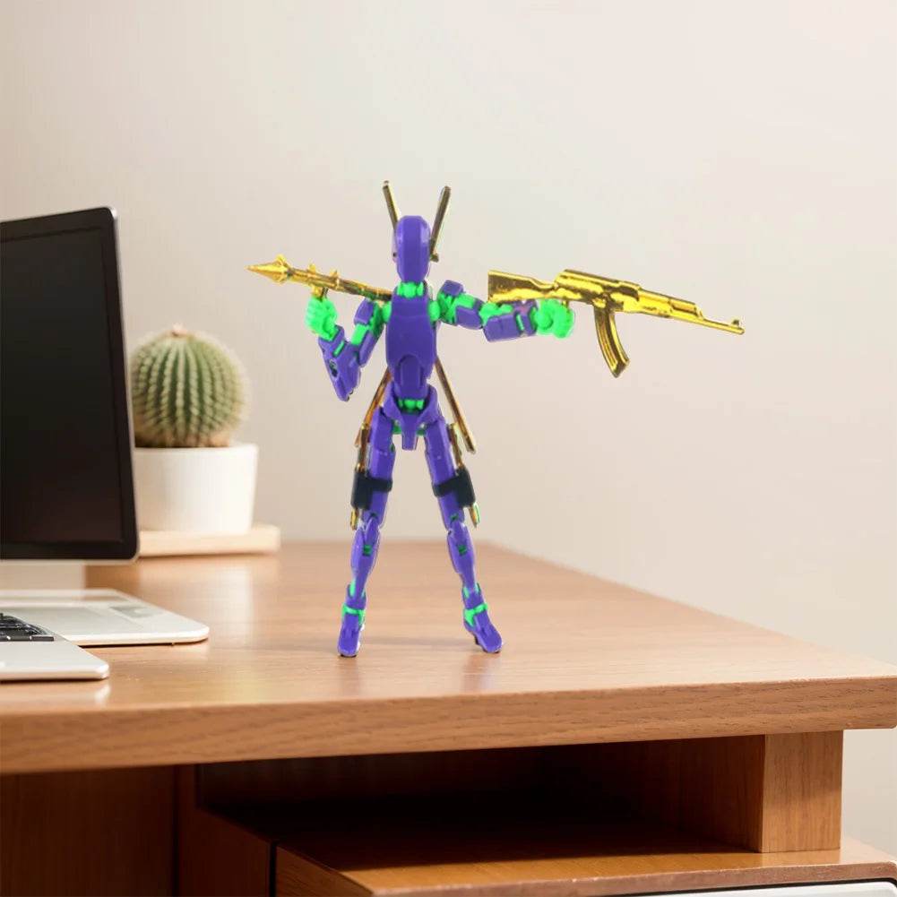 13 Action Figure Titan Multi-Jointed Movable Shapeshift Robot T13 Mannequin Character and Dog Toys Gifts for Kids - ToylandEU