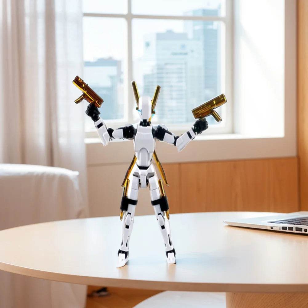 13 Action Figure Titan Multi-Jointed Movable Shapeshift Robot T13 Mannequin Character and Dog Toys Gifts for Kids - ToylandEU