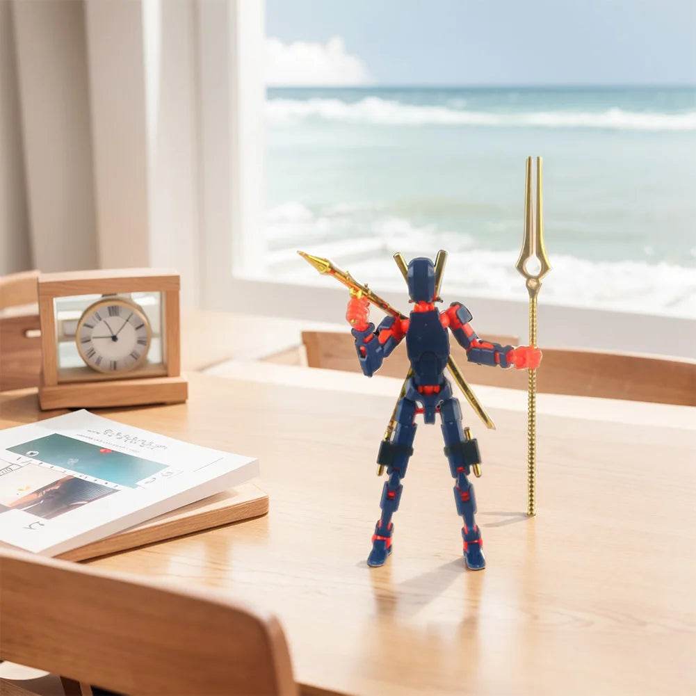 13 Action Figure Titan Multi-Jointed Movable Shapeshift Robot T13 Mannequin Character and Dog Toys Gifts for Kids - ToylandEU
