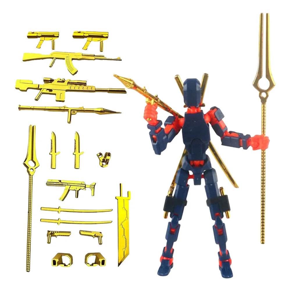 13 Action Figure Titan Multi-Jointed Movable Shapeshift Robot T13 Mannequin Character and Dog Toys Gifts for Kids - ToylandEU